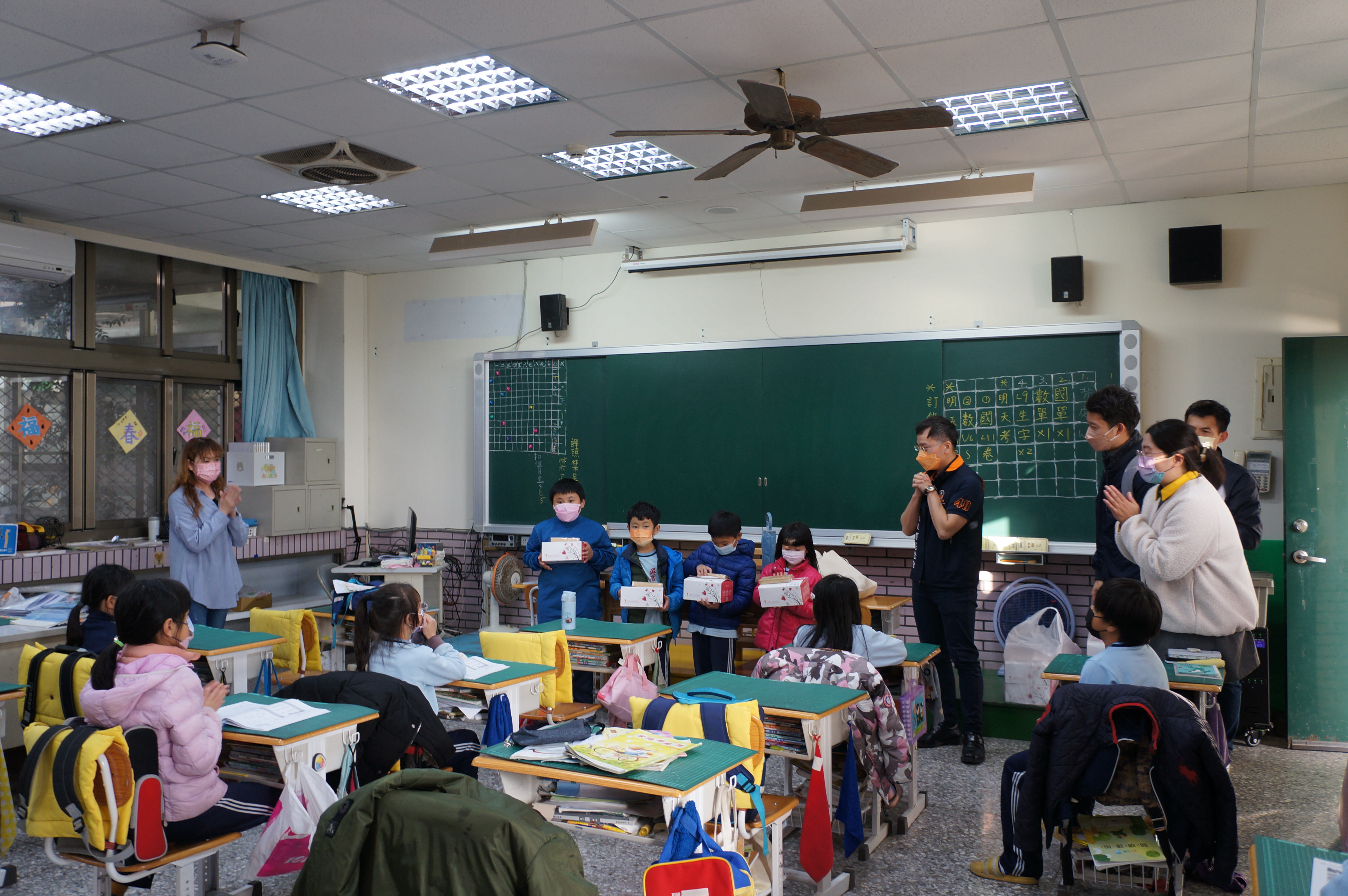 Donation of  bread to underprivileged students in Boyo Social Welfare Foundation